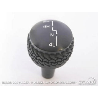 DV8 Offroad Black Shift Knob: Jeep Wrangler (2007-2017) / Wrangler JK (2018)