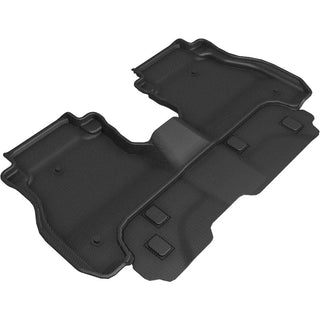3D MAXpider ACE Kagu Rear Floormats (Black): Jeep Gladiator 2020 - 2025