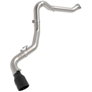 AFE Vulcan Stainless Steel DPF-Back Exhaust System (Black Tip): Jeep Gladiator 3.0L EcoDiesel V6 2021 - 2023