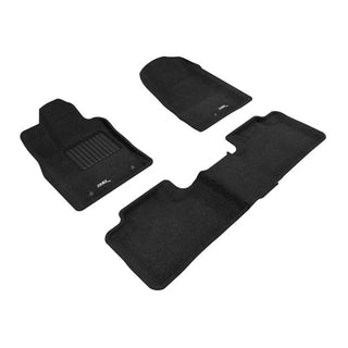 3D MAXpider ACE Elegant Floormats (Black, Both Rows): Dodge Durango 2011 - 2025
