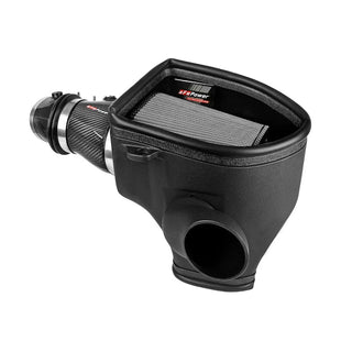 AFE Carbon Fiber Cold Air Intake System (w/Pro DRY S Filter): Dodge Challenger 6.2L Hellcat Redeye / Demon ONLY 2019 - 2023