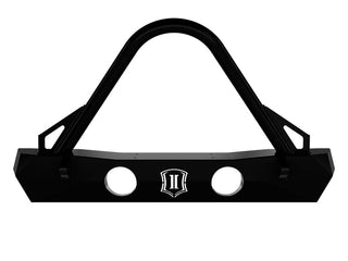 ICON Pro Series Front Bumper (FRONT): Jeep Wrangler (18-22) / Gladiator (20-22) w/ Stinger and Tabs