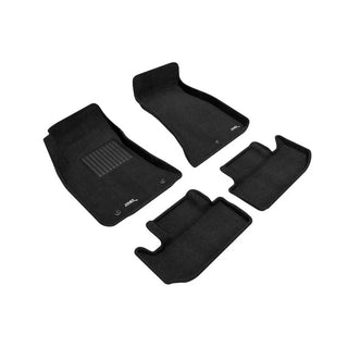 3D MAXpider ACE Elegant Floormats (Black, Both Rows): Dodge Challenger 2015 - 2023