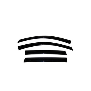 AVS Ventvisor Outside Mount Window Deflectors (4PC, Smoke): Dodge RAM Crew Cab 2009 - 2018 (1500, 2500, 3500)