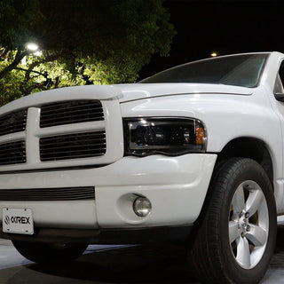 AlphaRex LUXX LED Projector Headlights (Alpha-Black): Dodge Ram 1500 (02-05) & 2500/3500 (03-05)
