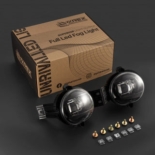 Alpharex DoubleTap Dual Color LED Projector Fog Lights: Dodge Ram 1500 / 2500 / 3500 / Durango 2002 - 2008