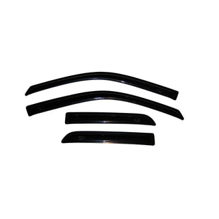 AVS Ventvisor Outside Mount Window Deflectors (4PC, Smoke): Dodge RAM Quad Cab 2009 - 2018 (1500, 2500, 3500)