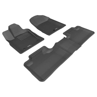 3D MAXpider ACE Kagu Floormats (Black, Both Rows): Jeep Grand Cherokee 2011 - 2013