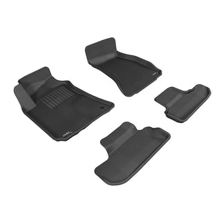 3D MAXpider ACE Kagu Floormats (Black, Both Rows): Dodge Challenger 2008 - 2010