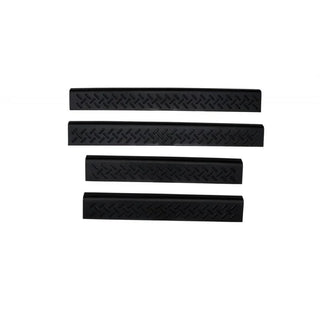 AVS Stepshields Door Sills (4PC, Black): Dodge Dakota Quad Cab 2005 - 2011