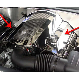 American Car Craft Polished Fuel Rail Coil Pack Covers: Dodge Charger / Chrysler 300 5.7L 2009 - 2024