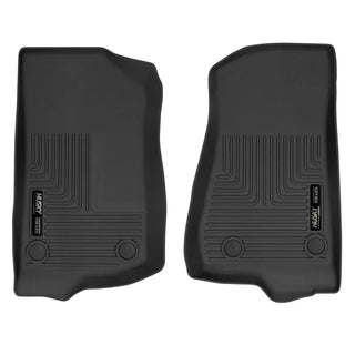Husky Liners Black Front Floor Liners: Jeep Gladiator (20-24) / Wrangler (18-24)