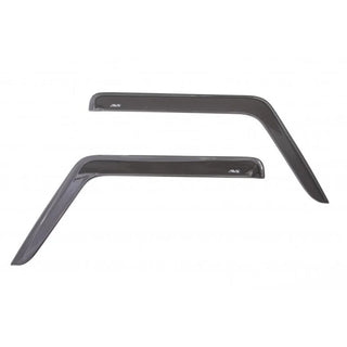 AVS Ventvisor Low Profile Window Deflectors (2PC, Smoke): Jeep Wrangler JK 2007 - 2018 (2-Door)
