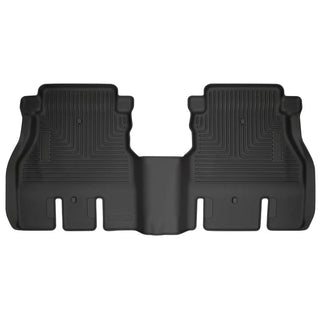 Husky Liners Black WeatherBeater Floor Liners (SECOND ROW): Jeep Wrangler 2018-2024
