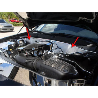 American Car Craft Polished Firewall Cover: Dodge Charger / Chrysler 300 5.7L 2009 - 2024