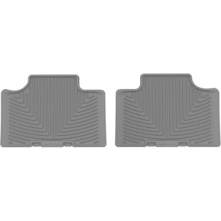 WeatherTech All-Weather Rear Floor Mats (Gray): Dodge Durango (11-25) / Jeep Grand Cherokee (11-21) w/ 2 Rows