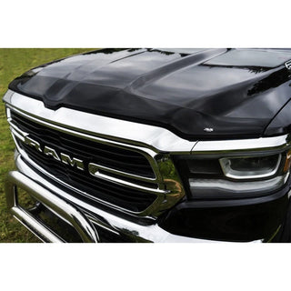 AVS Low Profile Acrylic Aeroskin Hood Shield: Ram 1500 (2019-24) - Smoke