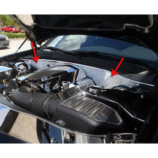 American Car Craft Brushed Firewall Cover: Dodge Charger / Chrysler 300 5.7L 2009 - 2024