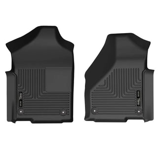 Husky Liners Black Vinyl X-Act Contour Front Floor Liner: Ram 2500 / 3500 2019-2024