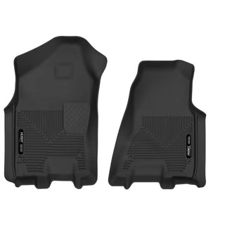 Husky Liners Black Front Floor Liners: Ram 1500 2019-2025