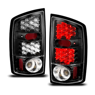 ANZO LED Tail Lights (Black): Dodge Ram 1500 2002 - 2005