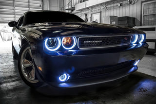 Oracle 0814 Dodge Challenger Dynamic Surface Mount Headlight/Fog Light Halo Kit COMBO