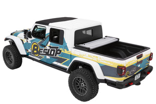 Bestop Fold Soft Tonneau (Black Diamond) (REAR): Jeep Gladiator 2020-2024 3.0L/3.6L