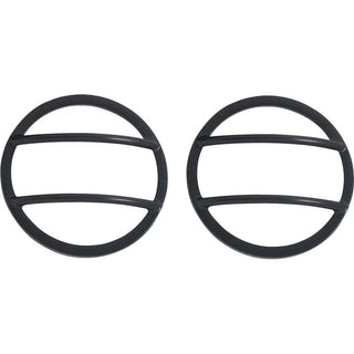 Kentrol Powder Coated Fog Light Cover Pair: Jeep Wrangler JK 2007-2018