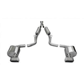 Corsa Extreme Cat-Back Exhaust (Polished - Manual Transmission): Dodge Challenger R/T 5.7L V8 2009 - 2010