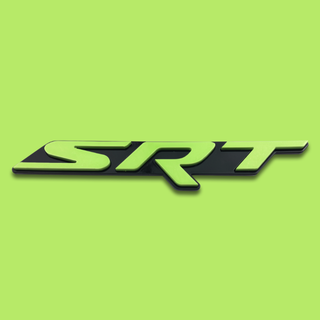 American Brother Designs SRT Front Grille Badge (2-Color w/OUT Head): Dodge Challenger 2015 - 2023