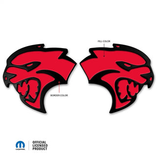 American Brother Designs HELLCAT Exterior Badge: Dodge Challenger / Charger 2015 - 2023