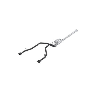 MBRP Cat Back Exhaust System (Black Tips): 2025 Ram 3.0L 1500 (SST SO ONLY)