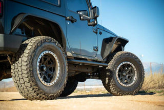 DV8 Offroad Body/Pinch Weld Side Steps (LH/RH): Jeep Wrangler JK 2007-2018 3.8L/3.6L V6