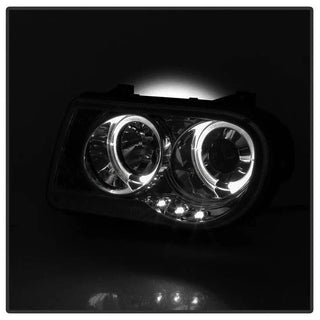 Spyder LED Dual Halo Projector Headlights (Smoke): Chrysler 300C 2005 - 2010
