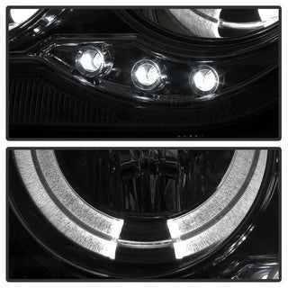 Spyder LED Dual Halo Projector Headlights (Smoke): Chrysler 300C 2005 - 2010