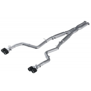 MBRP Cat Back Exhaust System (Street Profile, Carbon Fiber Tips): Dodge Challenger 5.7L Hemi 2015 - 2016