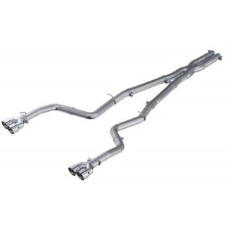 MBRP Cat Back Exhaust System (Race Profile, Polished Tips): Dodge Challenger 5.7L Hemi 2015 - 2016