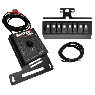 SPOD Jeep Wrangler JK BantamX Switch Panel: 2007 Jeep Wrangler JK / 2008 Jeep Wrangler JK w/ Amber LED Switch Panel