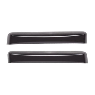 WeatherTech Rear Side Window Deflectors (2PC, Dark Smoke): Dodge Ram Crew Cab 2009 - 2018