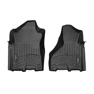 WeatherTech FloorLiner Front Floor Mats (Black): Ram 2500 & 3500 2019 - 2025 (w/Out PTO)