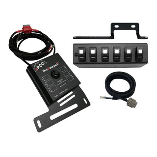 SPOD SourceLT Switch Panel: Jeep Wrangler JK 2009-2018 w/ Red LED
