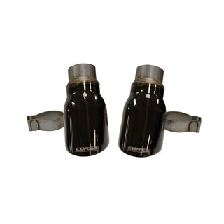 Corsa Exhaust Tips (Black): Dodge Charger 5.7L Hemi 2015 - 2016