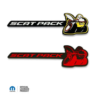 American Brother Designs SCAT PACK Acrylic Grille / Trunk Badge: Dodge Challenger & Charger 2015 - 2023 DUPLICATE