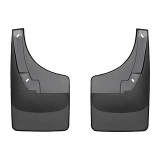 WeatherTech Rear MudFlaps (2PC, Black): Dodge Ram 1500 2009 - 2018 (w/OUT Flares)