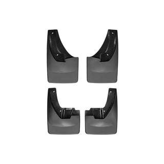 WeatherTech Front & Rear MudFlaps (4PC, Black): Dodge Ram 2009 - 2018 w/ Flares (1500, 2500, 3500)