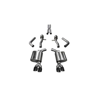 Corsa Sport Cat-Back Exhaust System (Black Tips): Dodge Challenger 5.7L Hemi 2017 - 2023