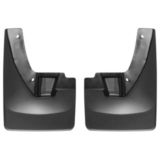 WeatherTech Front MudFlaps (2PC, Black): Dodge Ram 1500 2009 - 2018 (w/OUT Flares)