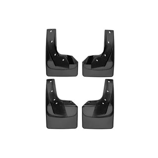 WeatherTech Front & Rear MudFlaps (4PC, Black): Ram 1500 2019 - 2024 (w/ Fender Flares)