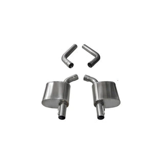 Corsa Sport Axle-Back Exhaust System (Reuses OEM Tips): Chrysler 300 & Dodge Charger 5.7L Hemi 2017 - 2024