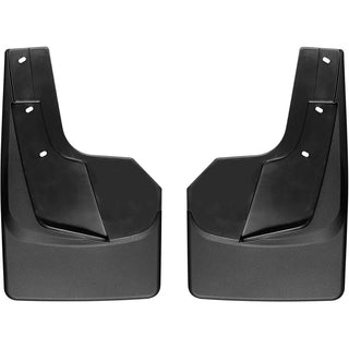 WeatherTech Rear MudFlaps (2PC, Black): Ram 1500 2019 - 2025 (w/OUT Fender Flares)